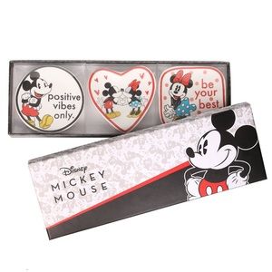 Disney Minnie & Mickey 3pz Mini Tray Set